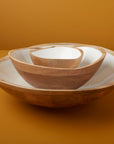 Ξύλινο Μπολ Σερβιρίσματος από Mango Wood – Large